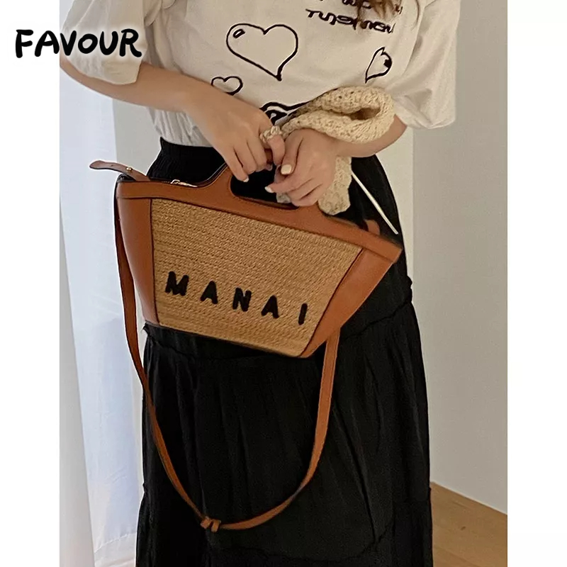 Túi Xách Rơm Đan Thời Trang Mùa Hè Mới 2023