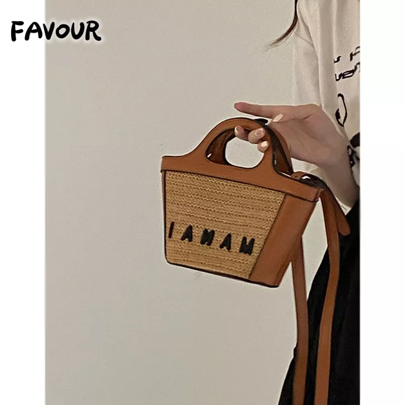 Túi Xách Rơm Đan Thời Trang Mùa Hè Mới 2023