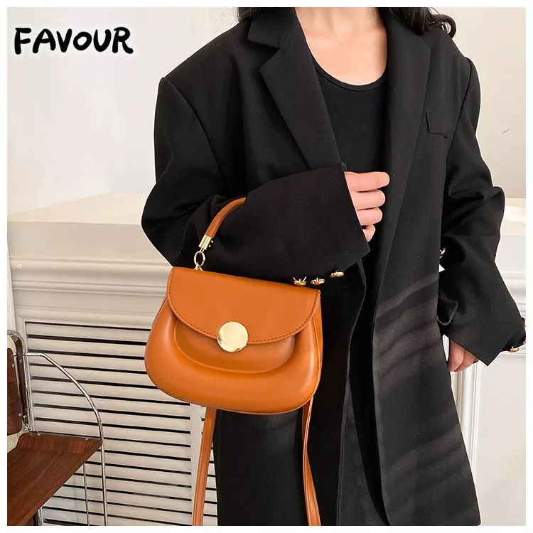 Túi Da pu Tròn Nhỏ Xinh Đeo Vai Thời Trang Cho Nữ