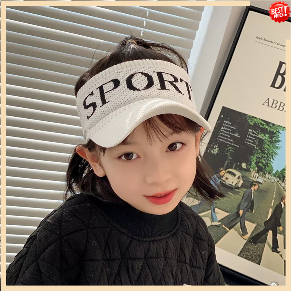 Mũ Lưỡi Trai Hở Chóp Co Giãn 6 Màu Thời Trang Mùa Hè Cho Bé