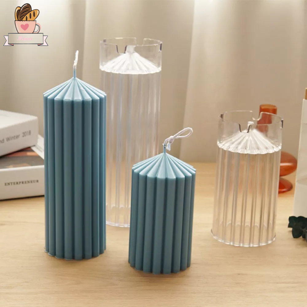 1 Khuôn Làm Nến Thơm Hình Trụ Bằng Nhựa Dày Dặn DIY