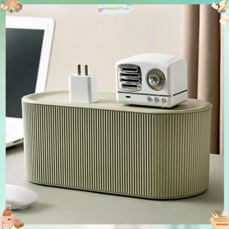 Keep order Bắc Âu Cắm Ban Hộp Bảo Quản Dây Cáp Đựng Tổ Chức Ổ Router WiFi Chân Đế Cho Hộ Gia Đình