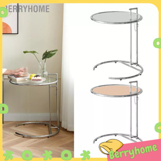 C Hình Kính Trong Suốt Nâng Bàn Inox Hộ Gia Đình Đơn Giản Sofa Mặt Cuối BerryHome~