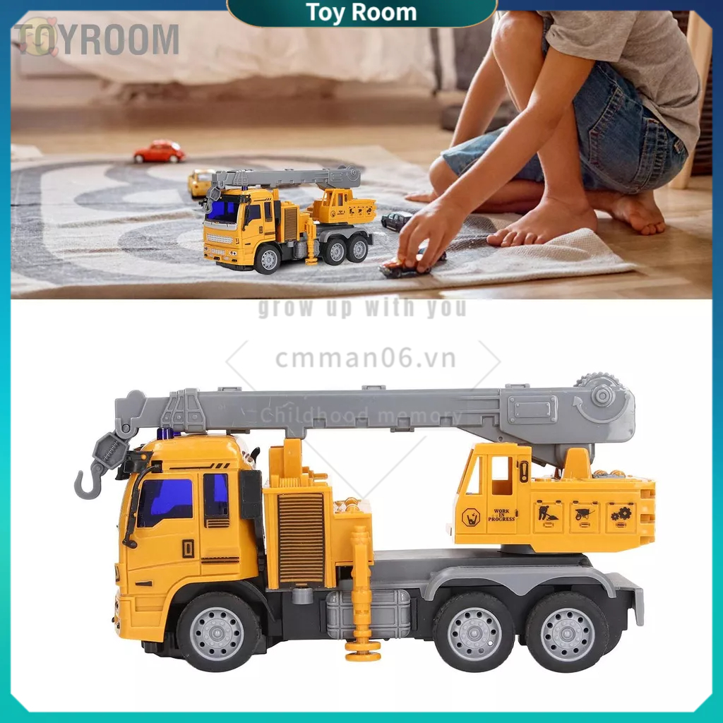 ToyRoom Đồ Chơi Cần Cẩu Cực Lớn Điều Khiển Từ Xa 1:30 Mô Phỏng Cao Chi Tiết Tinh Tế Kỹ Thuật Cho Trẻ Em Trên 3 Tuổi