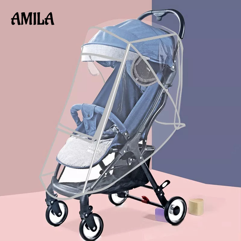 Áo mưa chắn gió AMILA thời trang cho xe đẩy em bé