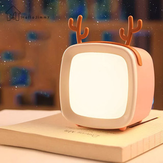 Hellojimmynew đèn ngủ led bảo vệ mắt sạc cổng usb cho mẹ và bé đáng yêu