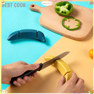 Best cook Dụng Cụ Mài Dao 2 Khe Nhà Bếp Lưỡi Chuối Thiết Kế Trang Trí cmman13.vn