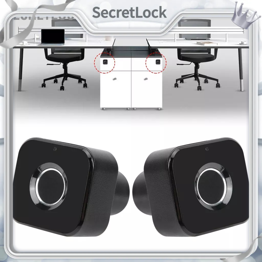 SecretLock Khóa vân tay thông minh Sạc USB bảo mật chống trộm cho tủ hồ sơ ngăn kéo văn phòng tại nhà