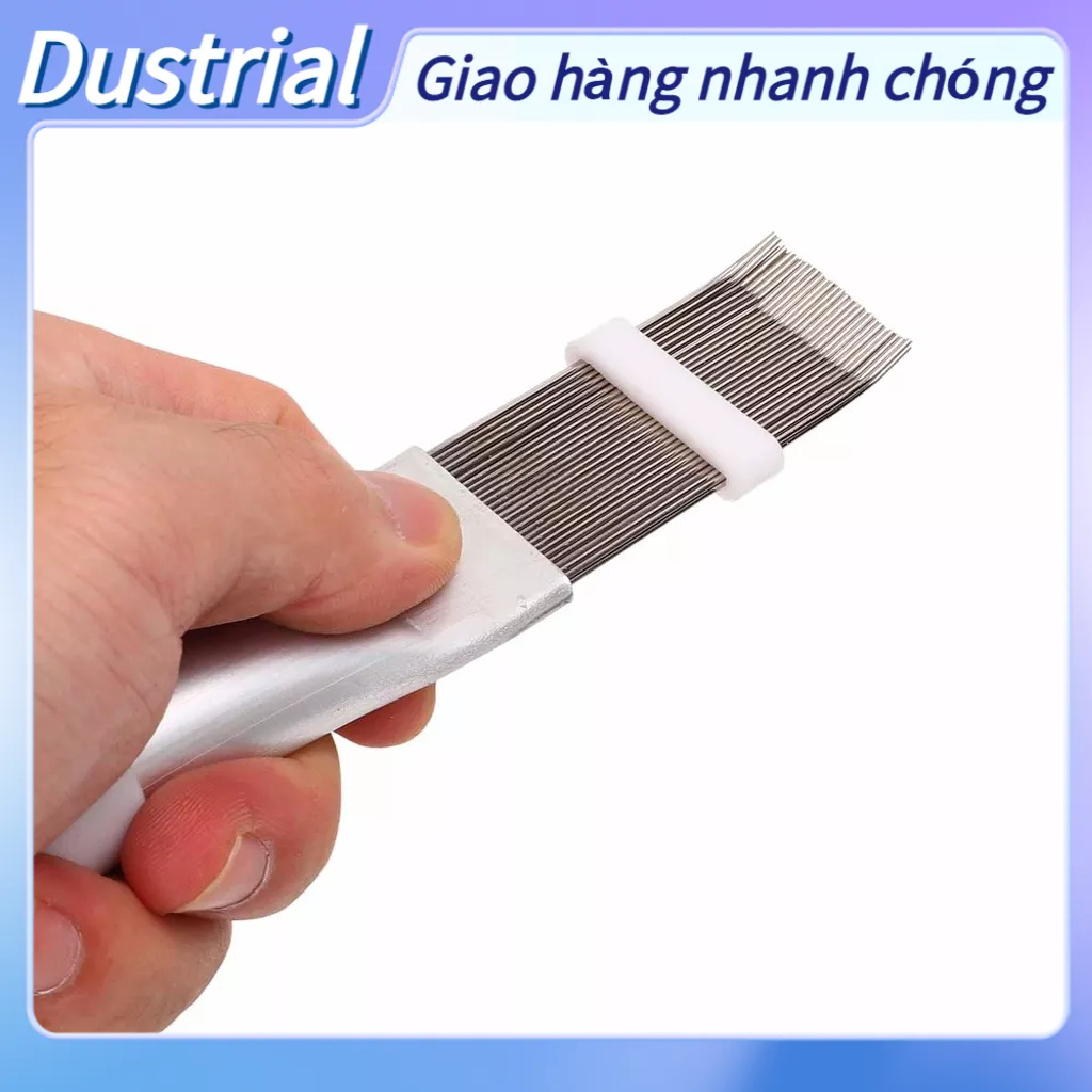 Dustrial Điều hòa không khí Fin Comb Thép gỉ Hợp kim nhôm Ngưng tụ Máy ép tóc Cleaner