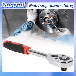Dustrial Cờ lê ổ cắm Bánh cóc 2 chiều Thép carbon CW/CCW 1/2in Công cụ xử lý để bảo trì