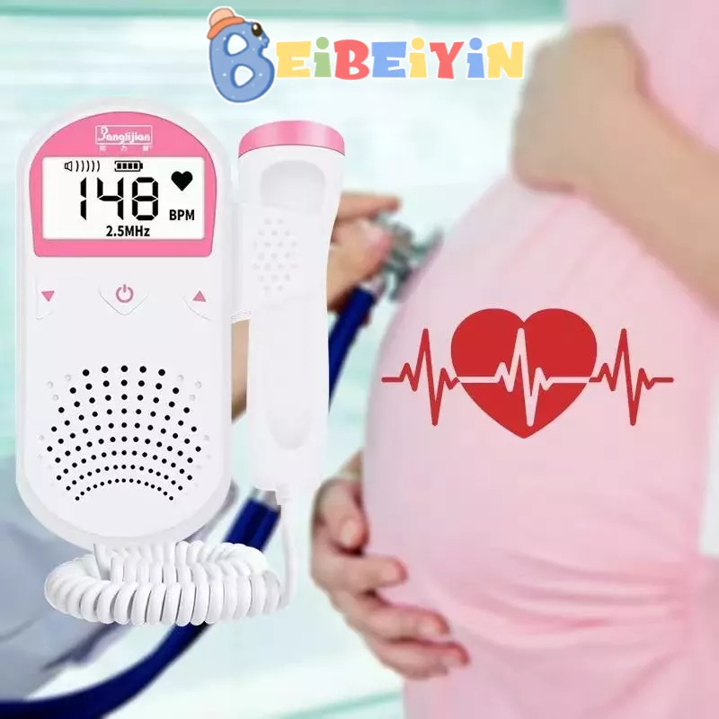 Fetal heartfue Doppler Máy Phát Sóng Siêu Âm Cầm Tay Tiện Lợi Cho Phụ Nữ Mang Thai