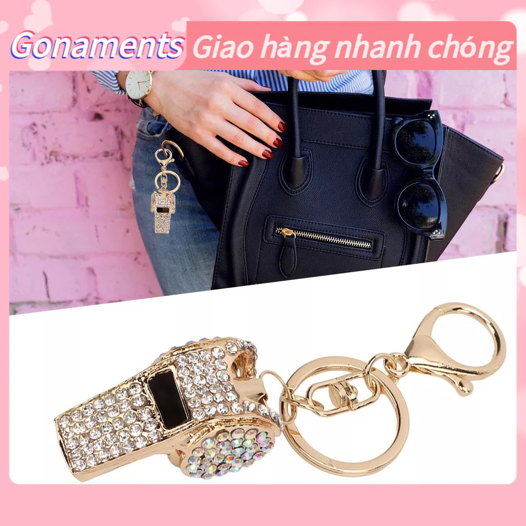 Gonaments Móc Khóa Hợp Kim Kẽm Cương Còi Túi Trang Trí Vật Loại Mặt Dây Chuyền Thủ Công Sức Món Quà Nhỏ