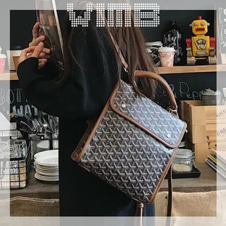 Ba lô【Túi nữ sức chứa lớn phong cách cổ điển goyard Túi đựng máy tính xách tay thời trang iPad Túi du lịch】