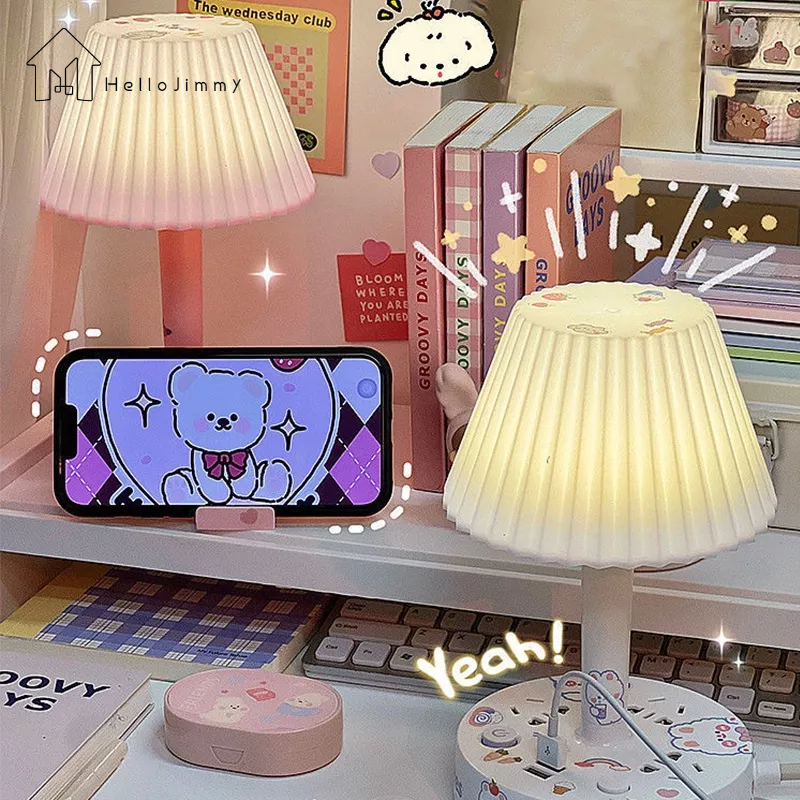 JJT Hellojimmymulti Đèn LED Để Bàn Đa Năng Cổng USB Bảo Vệ Mắt