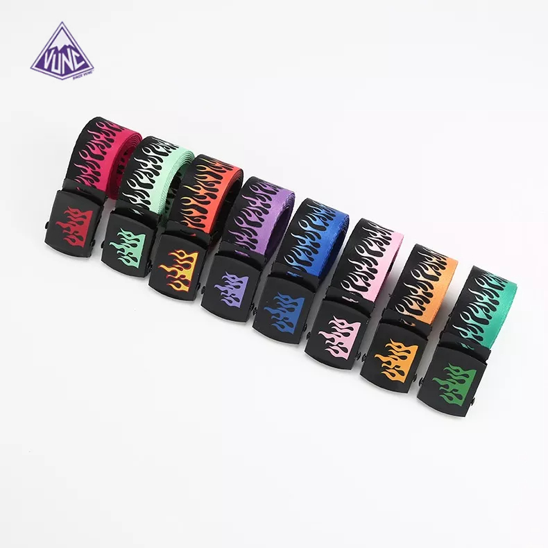 Vinc Spot Yuansu Thắt Lưng Vải Canvas Thời Trang Hip Hop Hàn Quốc Giản Dị Cá Tính Dành Cho Nam Giới