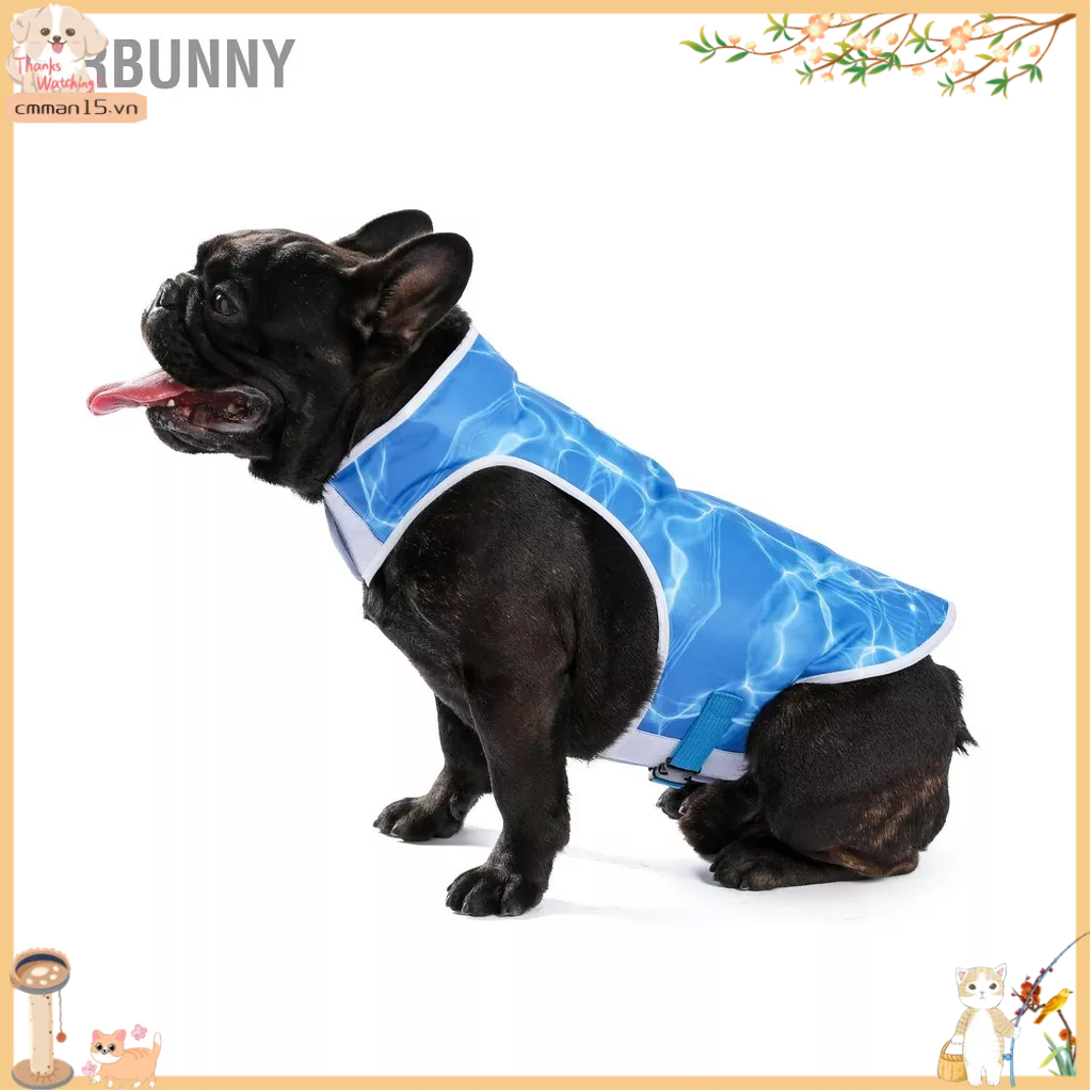 Mrbunny Áo làm mát cho chó Thoáng khí Làm nhanh Bảo vệ khỏi tia cực tím Mùa hè thoải mái khoác dành lớn vừa