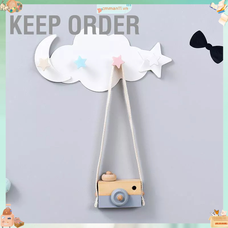 Keep order Móc Treo Chìa Khóa Tường Cloud Độ Dính Mạnh Hình Dạng Dễ Thương Traceless Áo Khoác Phòng Ngủ Cho Gia Đình cmman11.vn