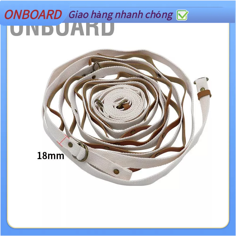 OnBoard Phơi quần áo ngoài trời Dây du lịch Da PU tán Thiết bị cắm trại Ruy băng buộc lều mở rộng