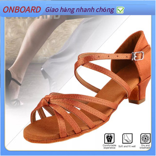 * giày khiêu vũ dance sport người lớn, giày nhảy cao gót latin hiện đại onboard m.