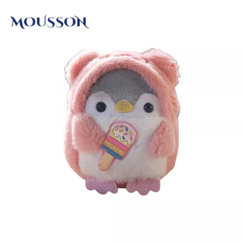 MOUSSON Móc Khóa Hình Chim Cánh Cụt / Chim Cánh Cụt Nhồi Bông