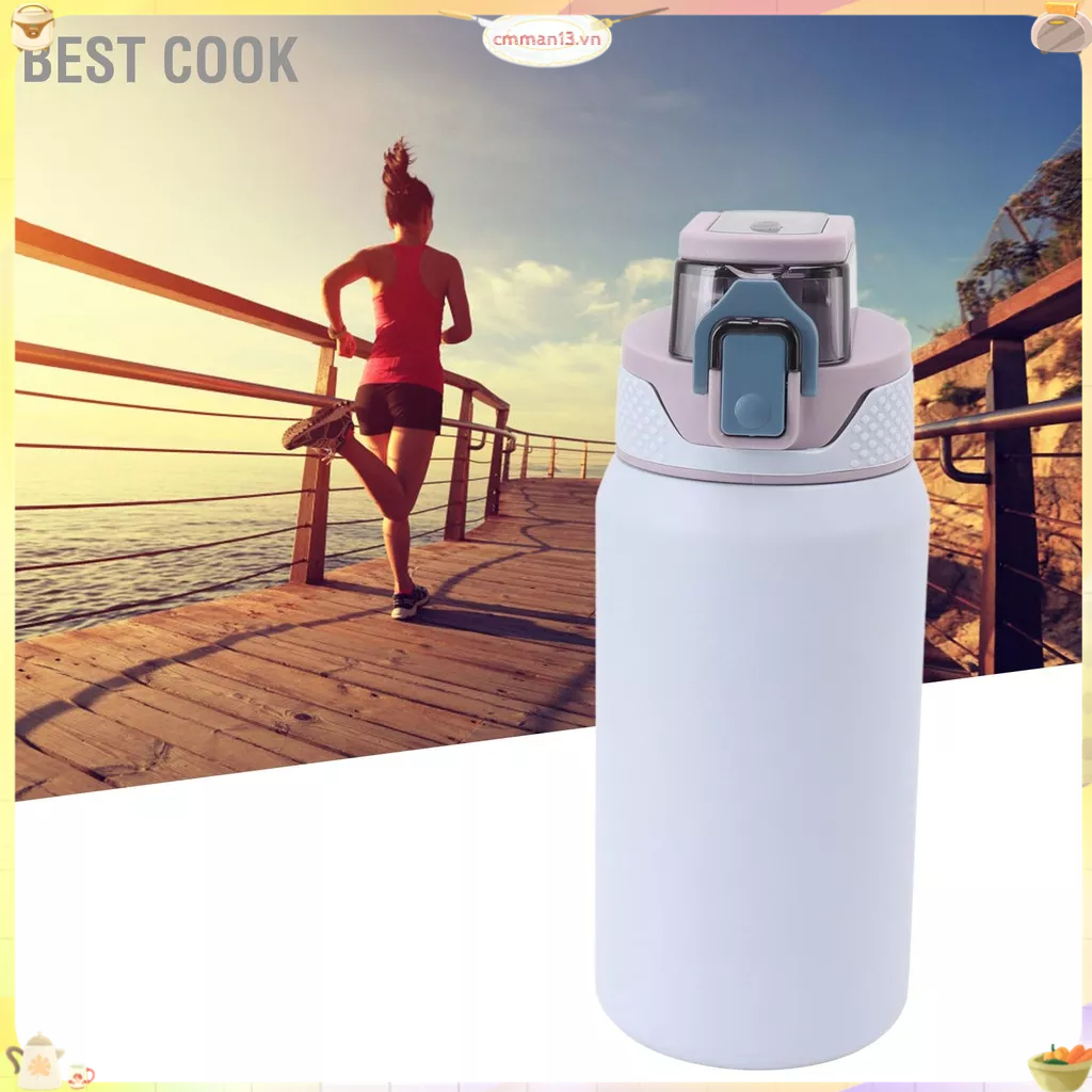 Best cook Cốc giữ nhiệt 500ML có nắp nảy cách chân không bằng thép gỉ cho gia đình ngoài trời
