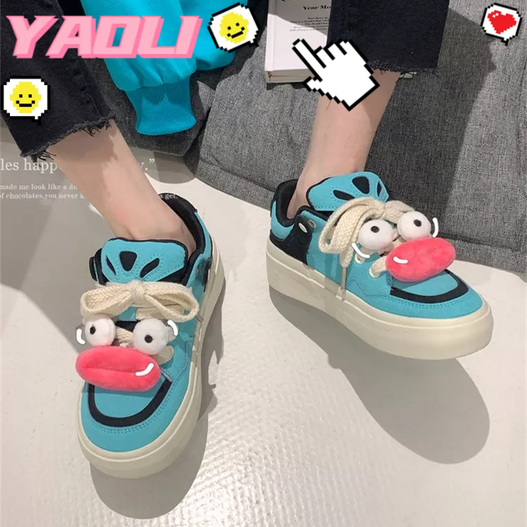 Yaoli Giày Bánh Mì Xúc Xích Chống Trượt Và Đa Năng Dễ Thương Cá Tính