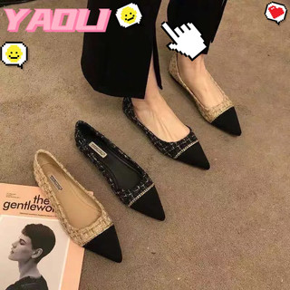 Giày Lười Mũi Nhọn Đế Mềm Thoáng Khí Thời Trang Cho Nữ