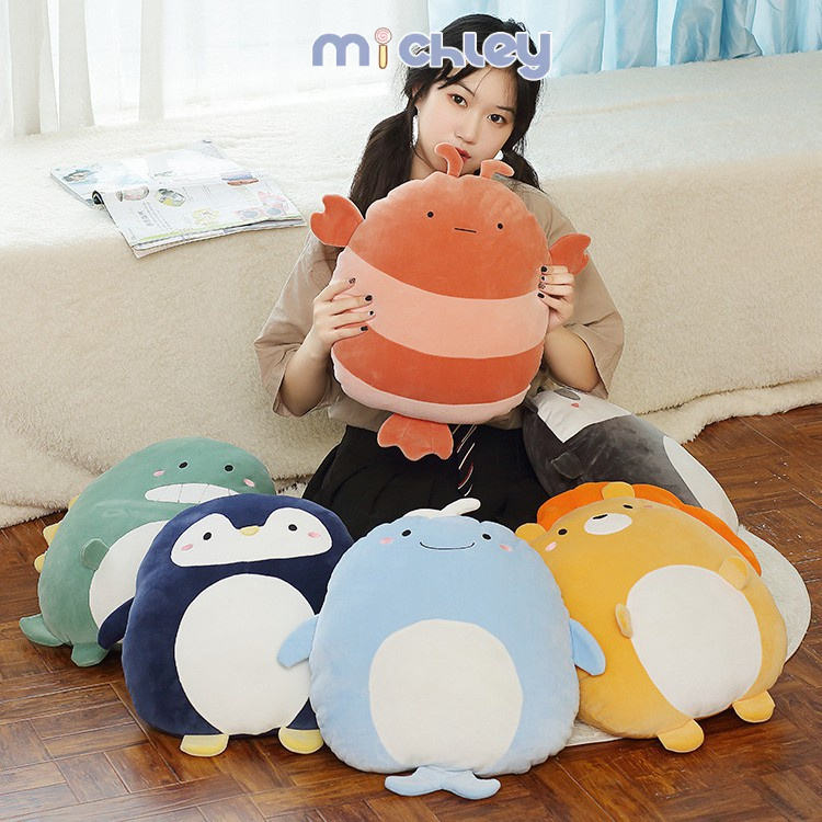 Khủng long nhồi bông MICHLEY dễ thương dùng làm gối ôm tiện lợi