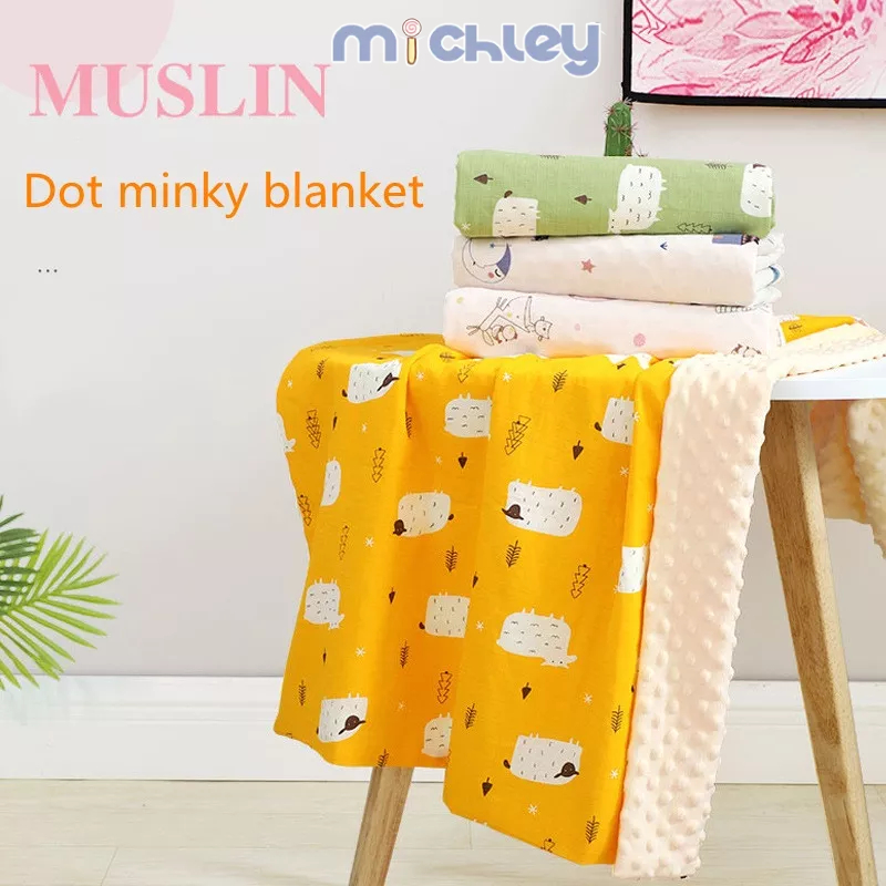 Chăn Cotton Mỏng Mùa Hè Mát Mẻ Thoải Mái Có Thể Giặt Trực Tiếp Cho Bé Mẫu Giáo