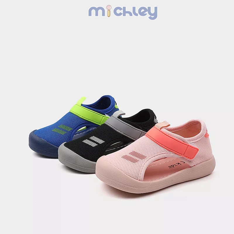 Giày Sandal Trẻ Em Bé Trai Đế Mềm Giày Chạy Bộ Lưới Thoải Mái Giày Bé Gái