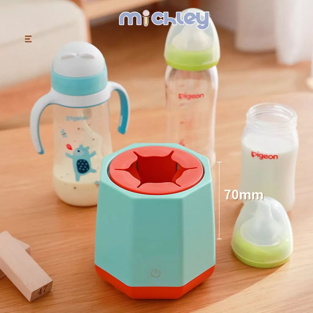 Bình lắc sữa MICHLEY hoàn toàn tự động 3 tốc độ thông minh cho gia đình