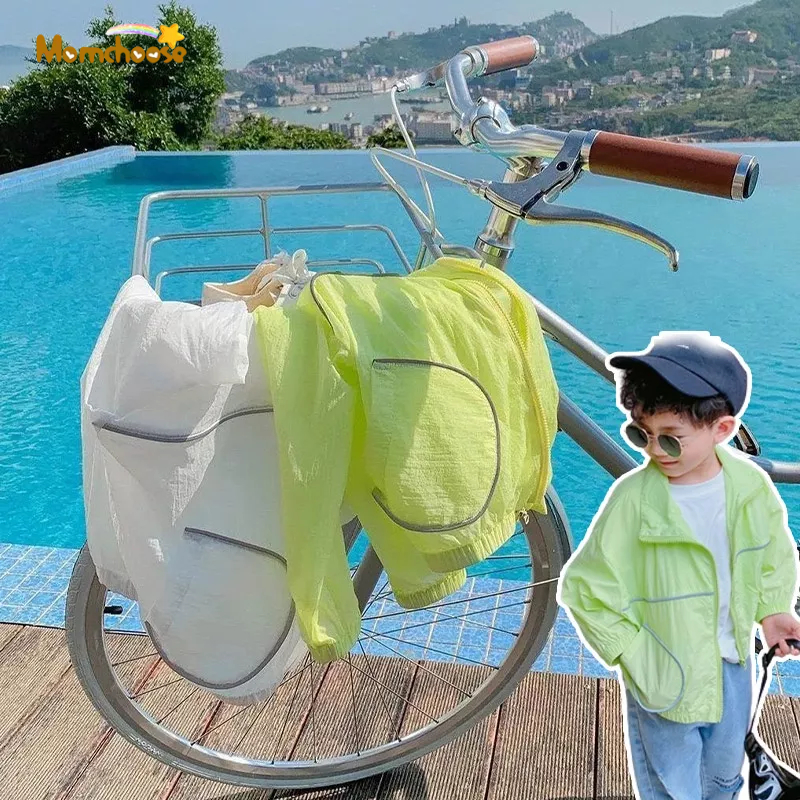 Áo Khoác Mỏng Thoáng Khí Chống Tia UV Thời Trang Mùa Hè Cho Bé