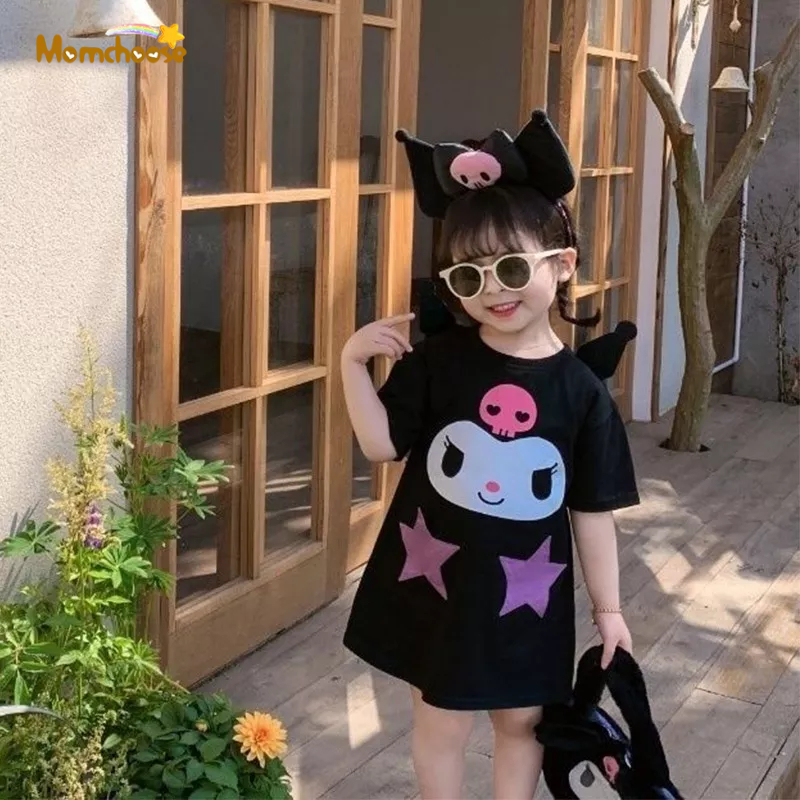 Đầm 100% cotton Họa Tiết Hoạt Hình Ba Chiều Dễ Thương Thời Trang Cho Bé Gái