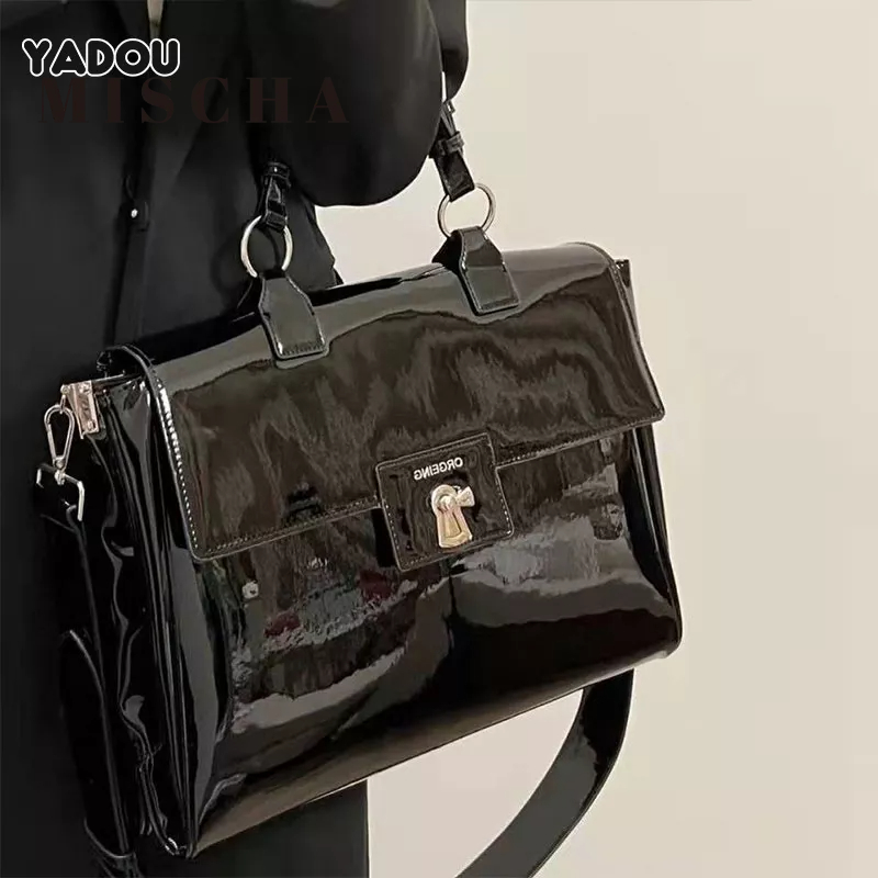 MISCHA Túi Da Đeo Vai Thời Trang Cho Nam Và Nữ