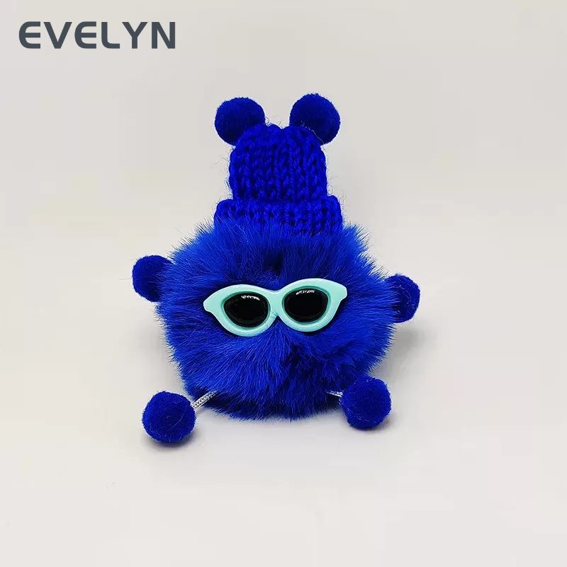 Móc Khóa Hình Thỏ Nhồi Bông Dễ Thương