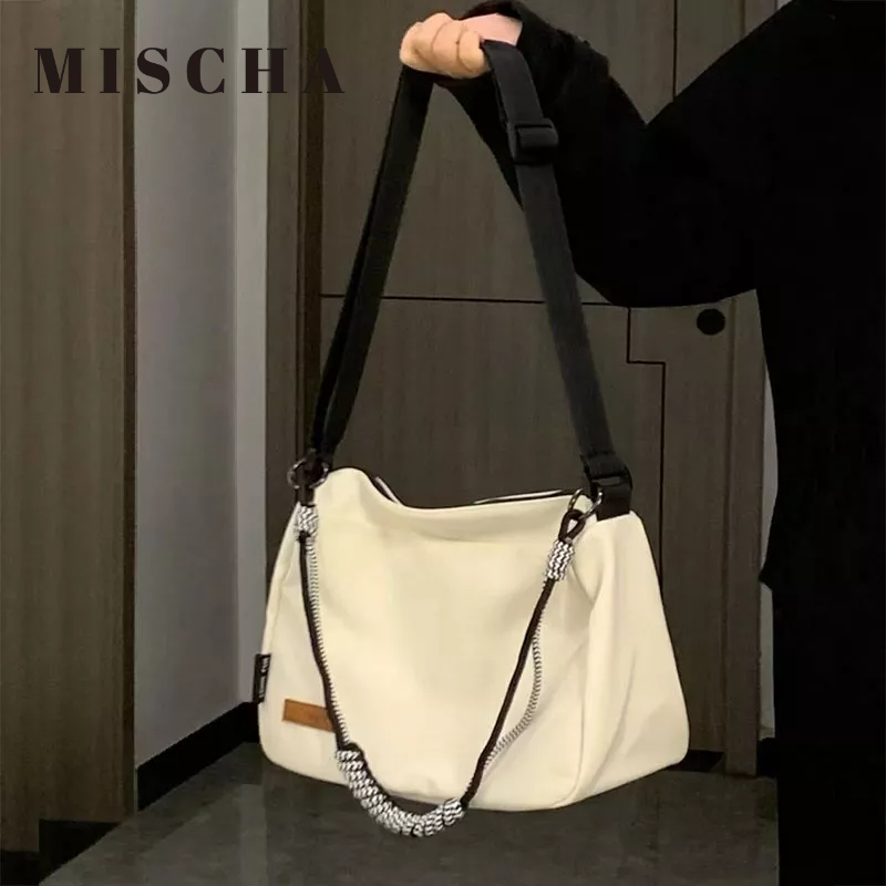 MISCHA Túi Đeo Vai Cỡ Lớn Thiết Kế Giản Dị Dành Cho Nữ