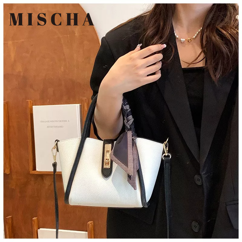 MISCHA Túi Xách Đeo Vai Thiết Kế Đơn Giản Thời Trang Cho Nữ