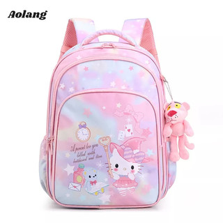 Aolang Ba Lô Đi Học Mẫu Mới Cho Bé Gái Lớp 5-1 - 3 Có Thể Bảo Vệ Cột Sống Để Giảm Tải Trọng Và Nhẹ