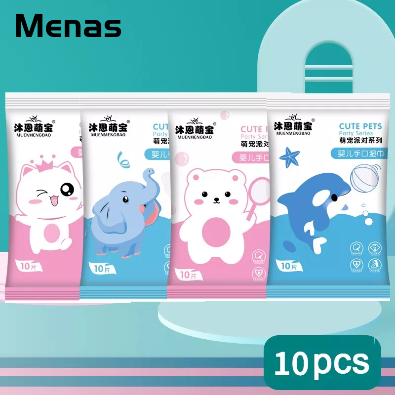 Menas Khăn Giấy Ướt Lau Tay Cho Bé Tiện Dụng
