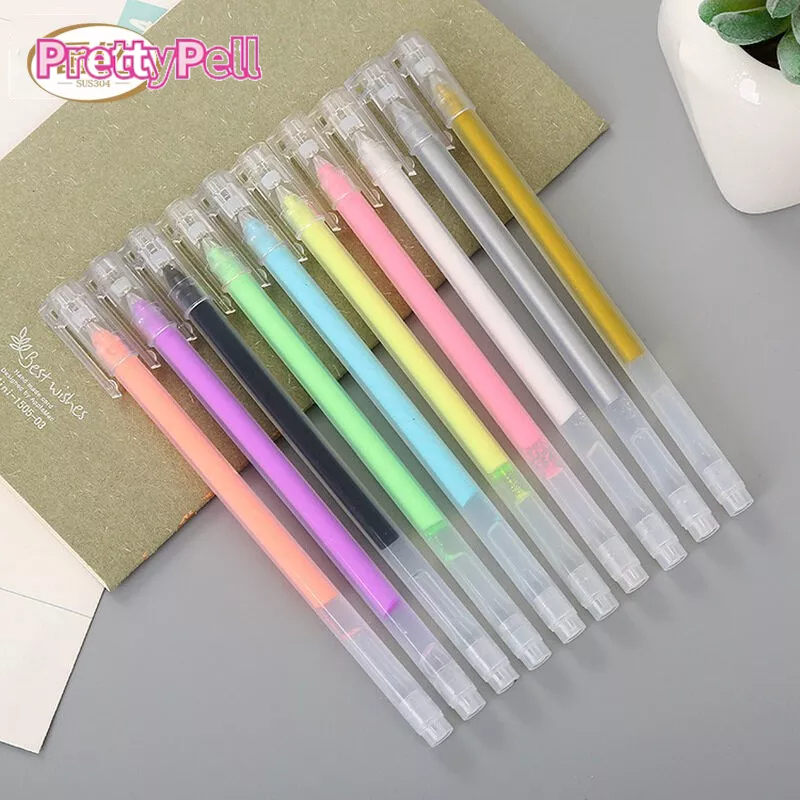 PrettyPell Bút gel Màu pastel Dung Tích Lớn ins Màu Sắc Bắt Sáng Cho Học Sinh (Phiên Bản Giới Hạn Đến Một Mảnh Mua Nhiều Hơn Và Không Gửi Nó)