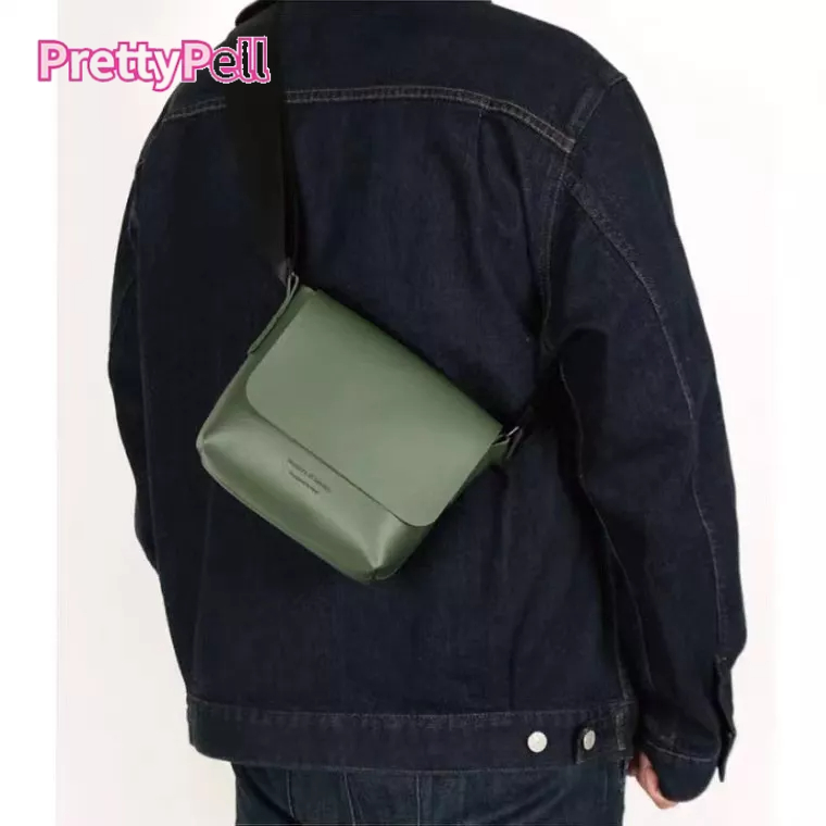 CHIC JOY  / One Túi Đeo Chéo Ngực Hình Vuông Nhỏ Phong Cách Retro Đa Năng Dành Cho Nam Nữ