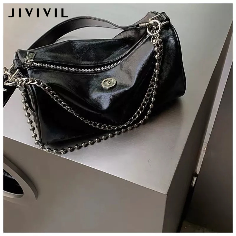 Túi JIVIVIL đeo vai cỡ lớn đơn giản thời trang cho nữ