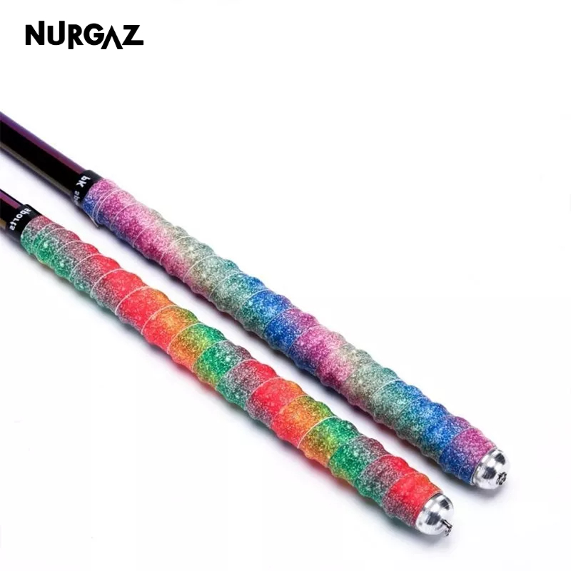 Dây Quấn Tay Cầm Cần Câu Cá Mềm Mại Thấm Hút Mồ Hôi Thoáng Khí Chống Trượt Màu Cầu Vồng NURGAZ