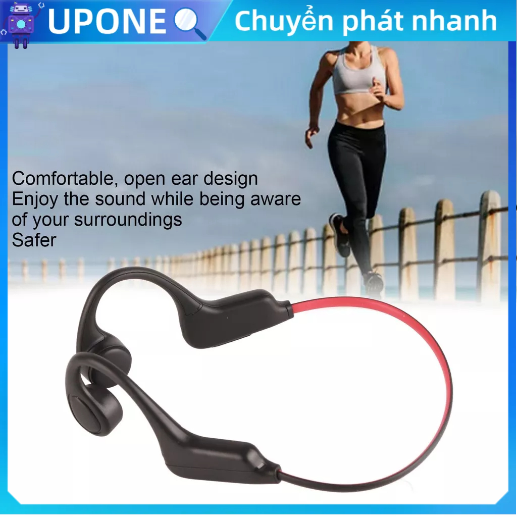 UPONE Tai Nghe Dẫn Truyền Xương IPX5 Chống Nước Micrô Tích Hợp Máy Nhạc MP3 Không Dây Bluetooth 5.3 Mở