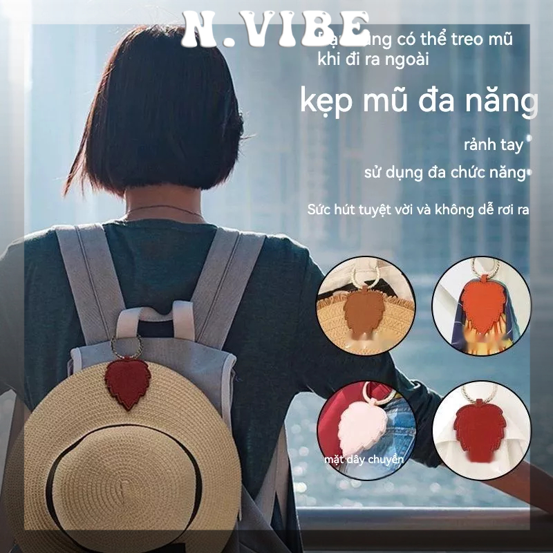 Móc Treo Túi Di Động【Kẹp mũ thời trang du lịch kẹp mũ ba lô mũ chống nắng kẹp mũ nam châm kẹp hút mạnh di động】