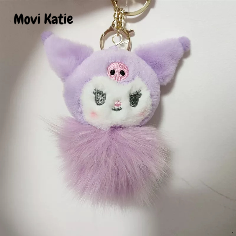 Movi Katie Móc Khóa Cục Bông Lông Dễ Thương Xinh Xắn