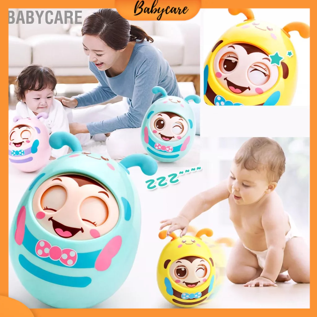 Babycare Đồ chơi trẻ em Roly Poly Nhẹ nhàng leng keng Nháy mắt Công cụ mọc răng giáo dục sớm cho sơ sinh Trẻ mới biết đi