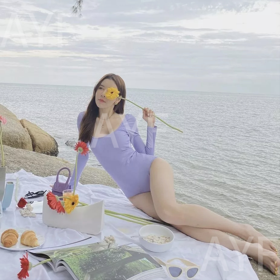 Áo tắm dài tay Đồ bơi gợi cảm cho nữ