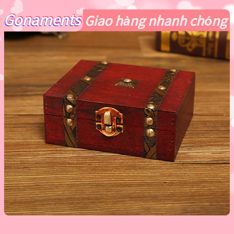 Hộp gỗ đựng tiền tiết kiệm cổ điển, Rương Kho Báu Bằng Gỗ Phong Cách Trung Hoa Retro Tuyết Tùng Ứng Dụng Rộng Rãi Hộp Trang Sức Vintage Cho Dũa Gonaments I.