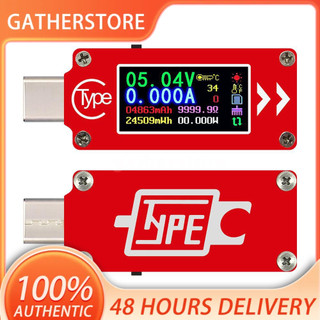 TC64 Type-C Color LCD Display USB Voltmeter Ammeter Voltage Current Meter Multimeter Battery PD Rech